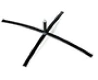 Kreuzfuß mit 50mm-Profil für Beachflag Classic Square Kreuzfuß mit 50mm-Profil für Beachflag Classic Square
