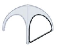 GYBE Seitenwand V1 (geschlossen) für Event Tent 10Feet GYBE Seitenwand V1 (geschlossen) für Event Tent 10Feet