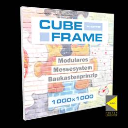 Messewand Modul CUBE-Frame LED 1000x1000mm