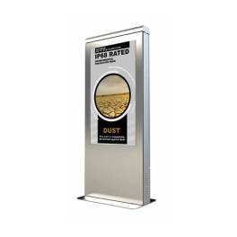 Display Aussenbreich Peerless-AV Xtreme™ Outdoor Portrait Kiosk 55 Zoll