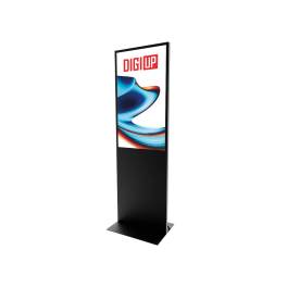 DIGI UP Stele Indoor 49 Zoll, schwarz