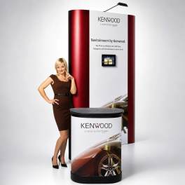 Faltdisplay Messewand Classic 1x3 G inkl. Druck