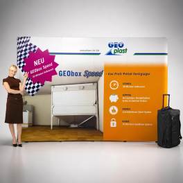 Faltdisplay Messewand Economy 4x3 G inkl. Druck
