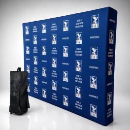 Faltdisplay Messewand Economy Textil 4x3 inkl. Druck
