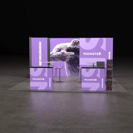 LED Messestand X-Large 5x5 Kopfstand BIG LEDUP