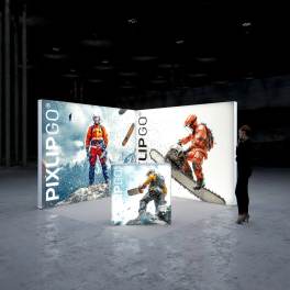 Pixlip LED Messestand 3x3 S-13