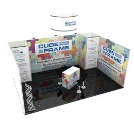 Modulaerer Messestand CUBE-Frame 4x6m - C10