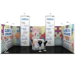 Modulaerer Messestand CUBE-Frame 4x6m - C9