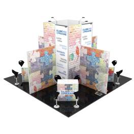 Modulaerer Messestand CUBE-Frame 6x6m - C12