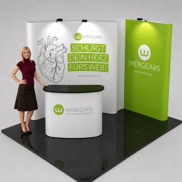 Faltdisplay Messestand 4x6m - F19