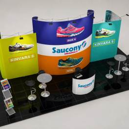 Faltdisplay Messestand 4x8m - F21