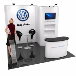 Mobiler Messestand Faltdisplay 3x3m - F1
