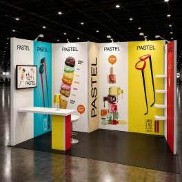 Modularer Messestand Panoramic H-Line 3x3m - H13