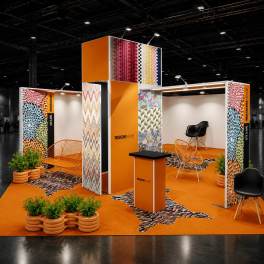 Modularer Messestand Panoramic H-Line 6x6m - H21