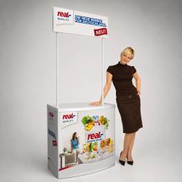 Messetheke / Werbetheke Economy inkl. Druck