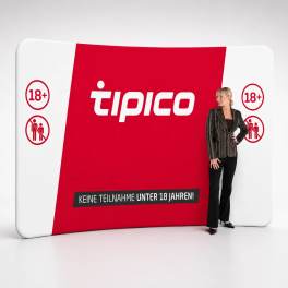 Messewand Textil Zipp 300r