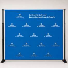 Werbewand Quickchange 250, Werberückwand inkl. Druck