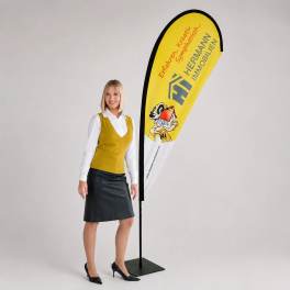 Beachflag Classic Drop M inkl. Druck