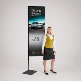 Beachflag Classic Square S inkl. Druck