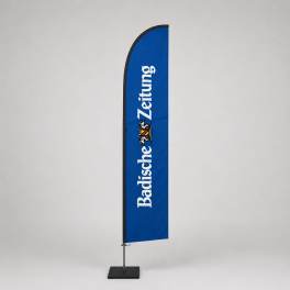 Beachflag Economy Straight L inkl. Druck