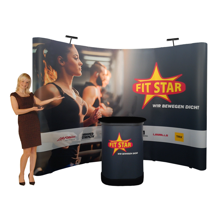 Faltdisplay Messewand Magnet