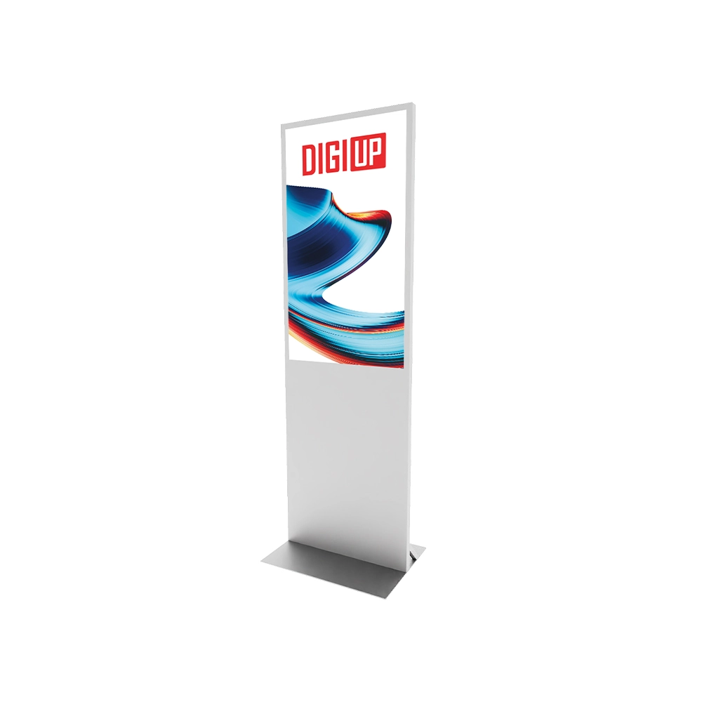 DIGI UP Stele Indoor 49 Zoll, weiss | X-CITE® Werbesysteme ArtikelNr.: 2901412
