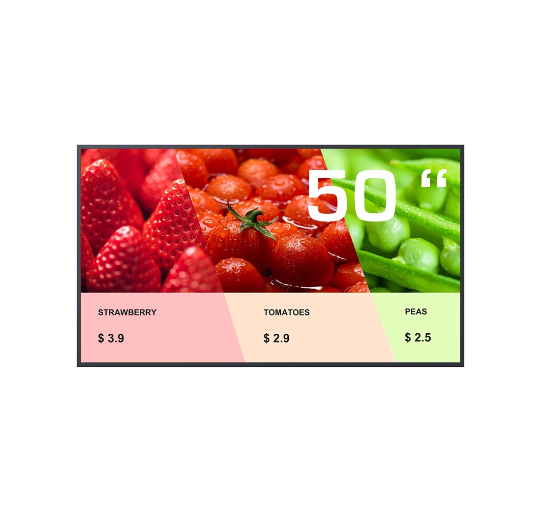 MOKA DS60P50, 50 Zoll 4K-Display, BrightSign built-in | X-CITE® Werbesysteme ArtikelNr.: 129024003