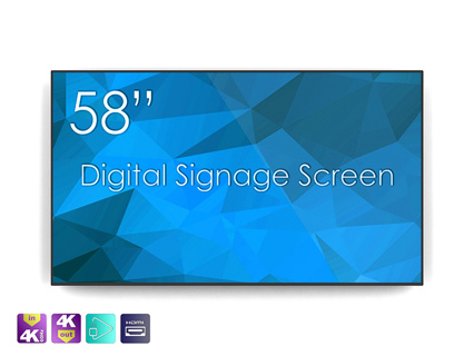 SWEDX 58 Zoll Digital Signage Screen 4K - SDS58K8-01 | X-CITE® Werbesysteme ArtikelNr.: 129005103