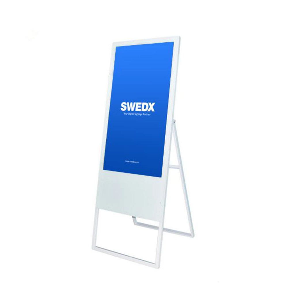 Swedx Sandwich Board FHD - 32 Zoll - weiß | X-CITE® Werbesysteme