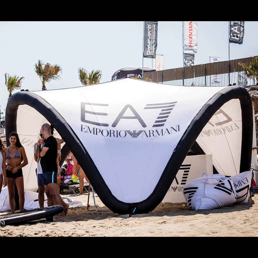 Event Tent IGLU 4 Meter, inkl. Druck