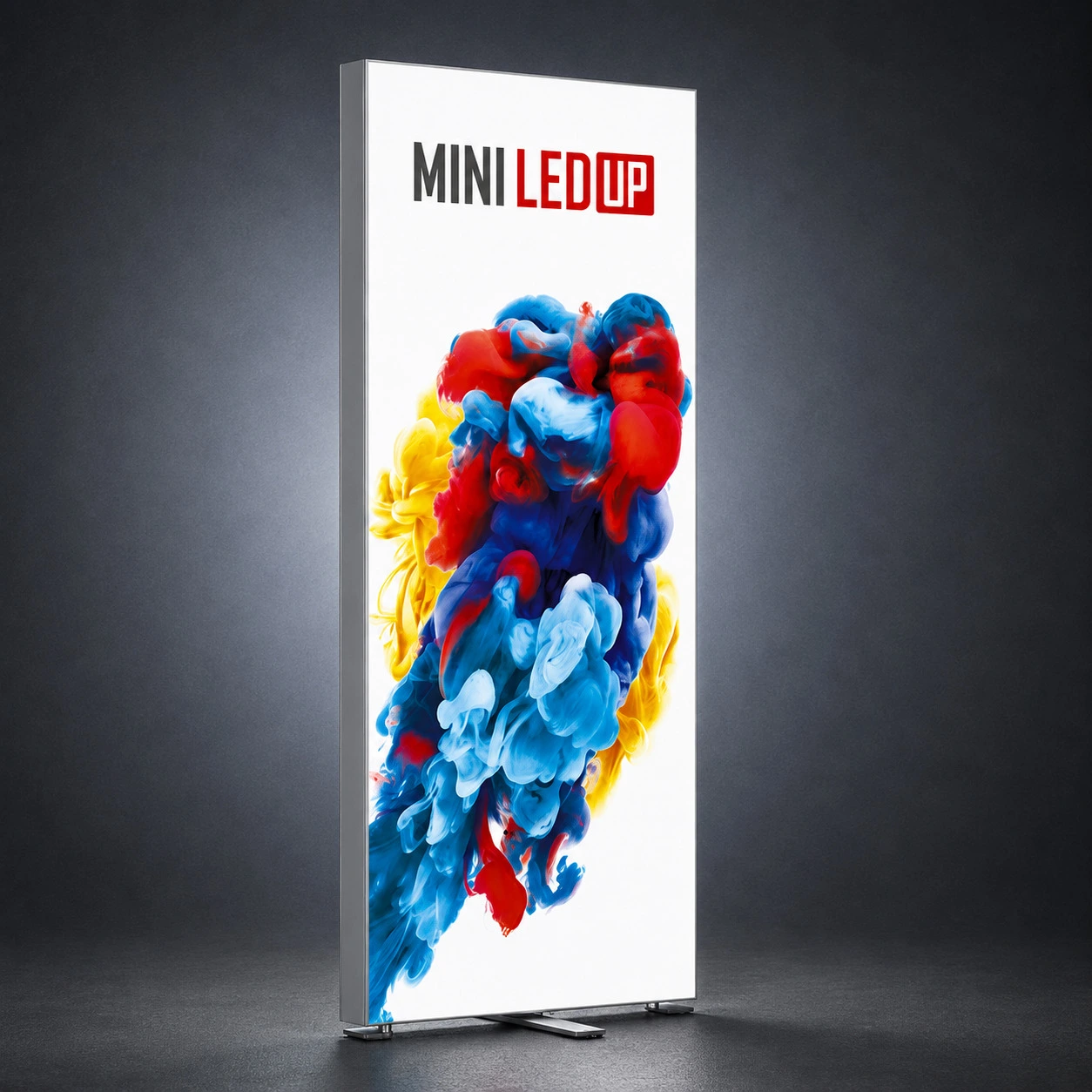 LED Messewand LEDUP Mini 500x1500 | 150 x 50cm | X-CITE® Werbesysteme ArtikelNr.: 1600109