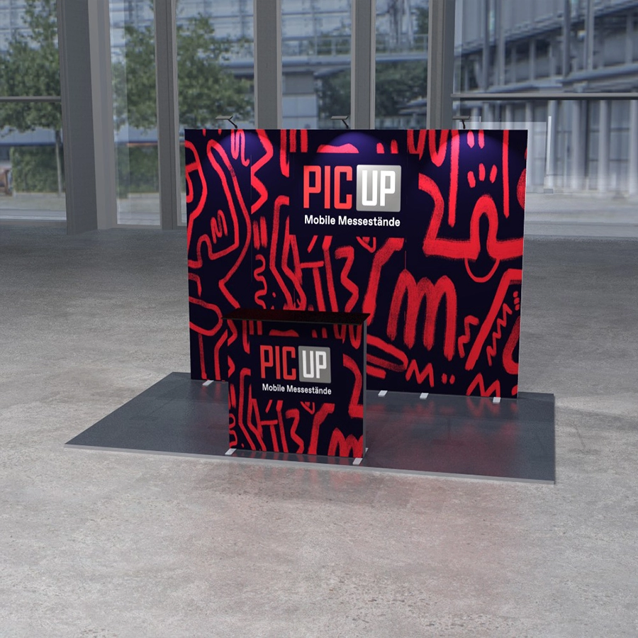 Messestand PICUP Small Kopfstand 2x3 | X-CITE® Werbesysteme
